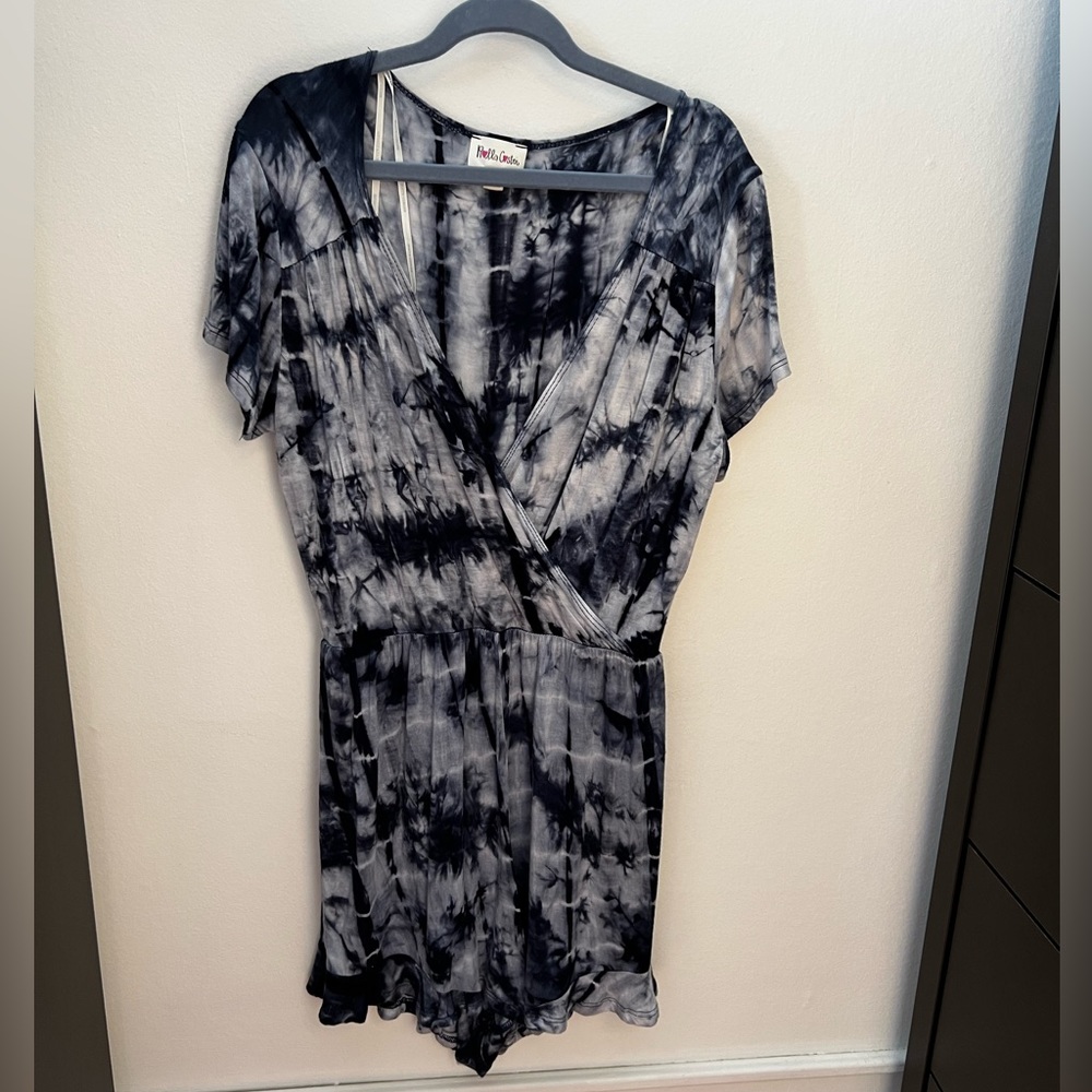 Rolla Coster Blue Tie Dye Romper